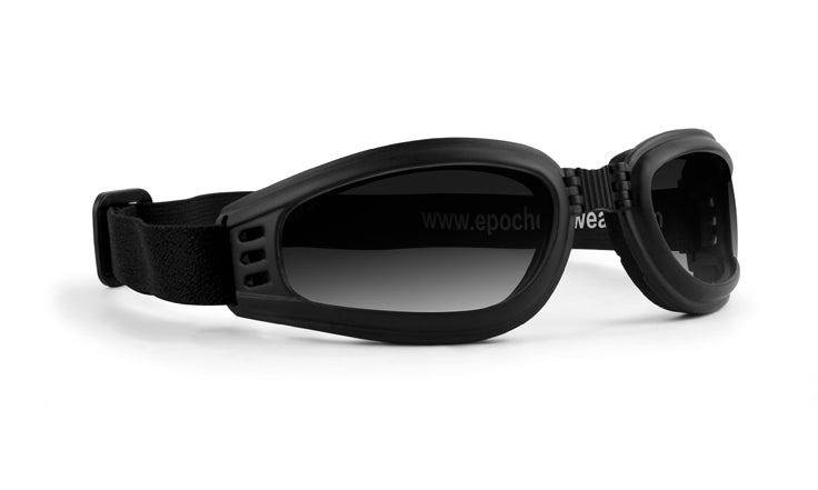 Folding Goggles with tinted mirror lenses by Epoch Eyewear