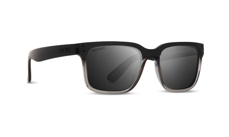 Romeo Sunglasses with black faded frame and Smoke mirror lenses