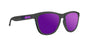 Epoch LXE  Polarized Sunglasses with purple lenses and black frame on a white background.