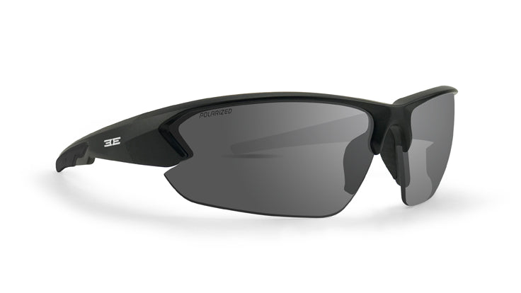 Epoch Midway Sunglasses with black  frame and smoke mirror lenses