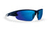 Epoch Midway Sunglasses with navy & white frame and blue polarized lenses