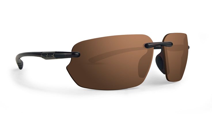 Epoch McGavin Sunglasses with black frame and amber lenses