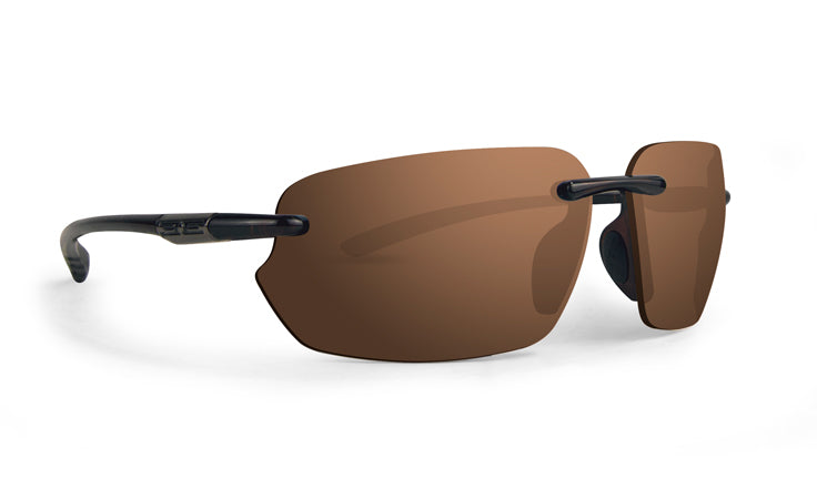 Epoch McGavin Sunglasses with black frame and amber lenses