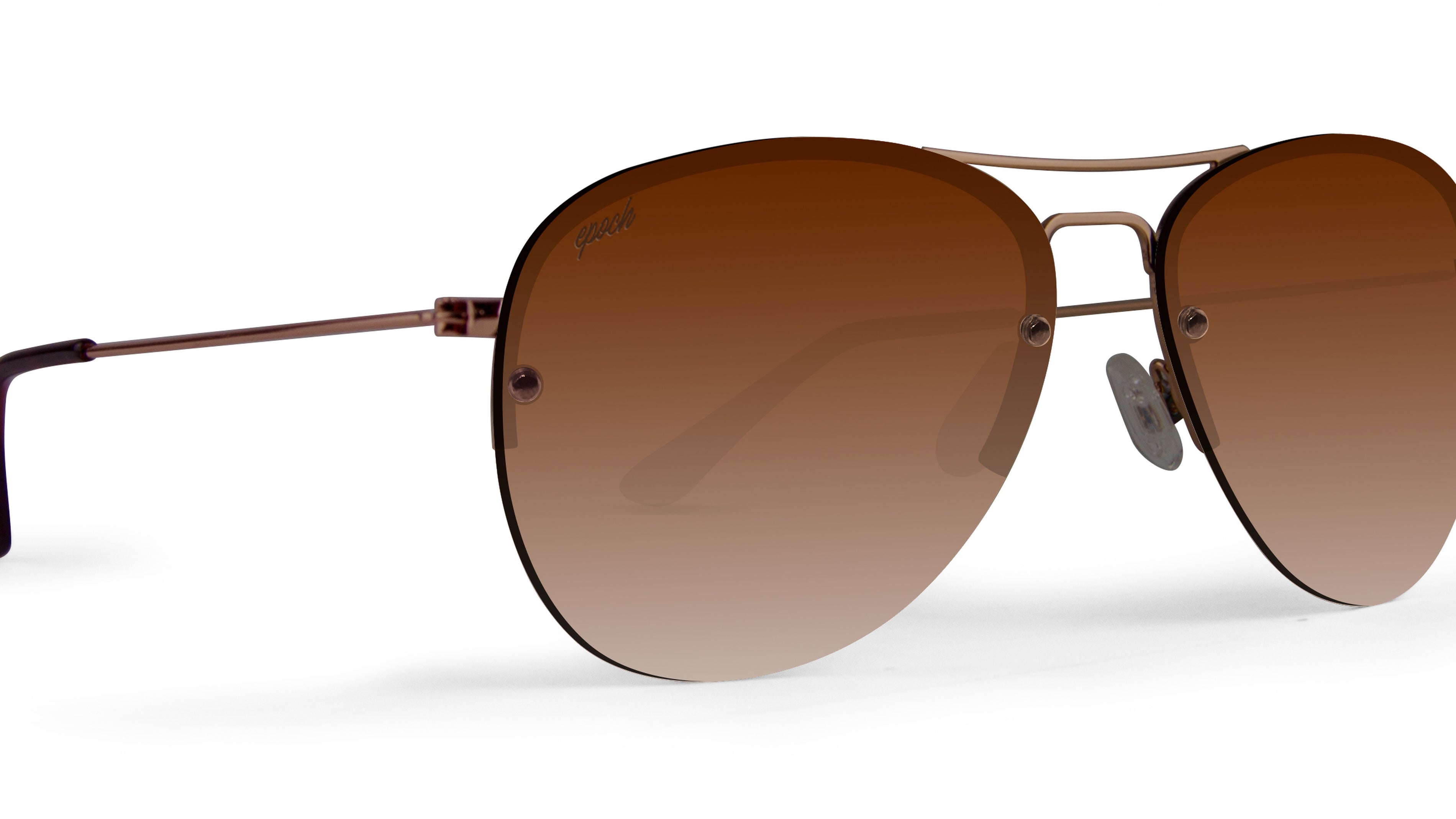 Emerson Rose Gold Aviator style Sunglasses in US