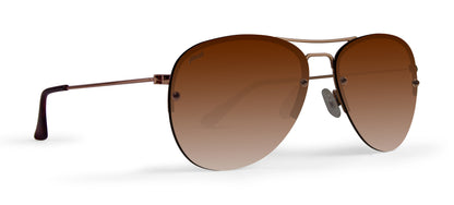 Emerson Rose Gold Aviator style Sunglasses in US