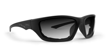 Foam 3 sunglasses with tinted mirror lens and black frame by Epoch Eyewear