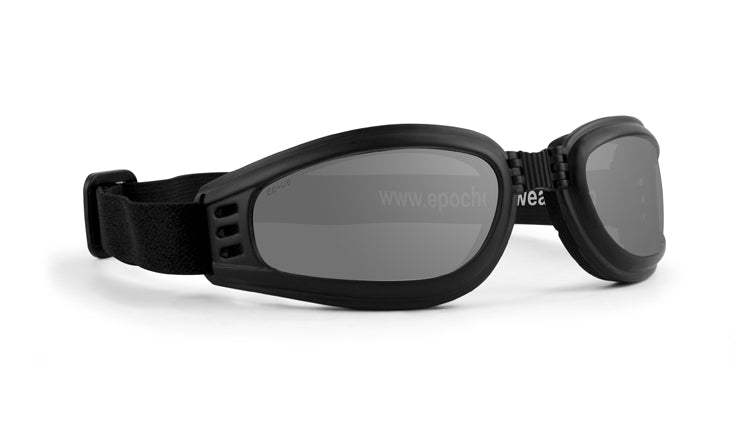 smoked goggles Epoch Eyewear Folding Goggle (Black)