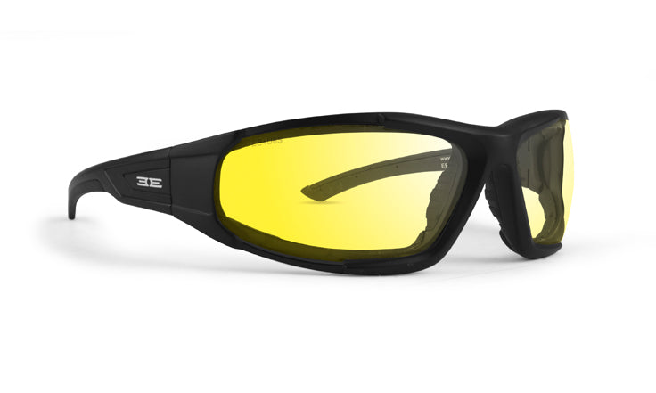 Foam 2 sunglasses with yellow tinted mirror lens and black frame in US