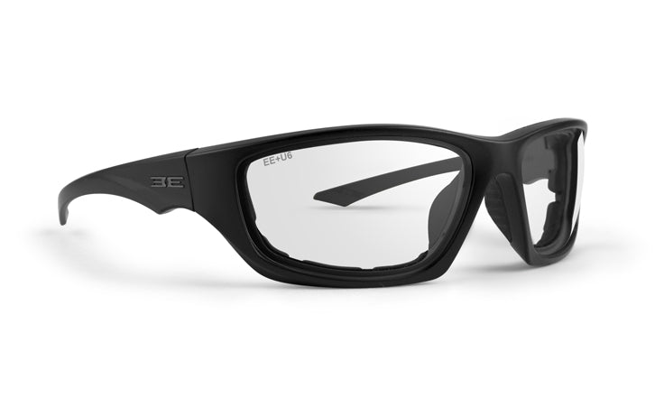 Foam 3 sunglasses with clear mirror lens and black frame in US