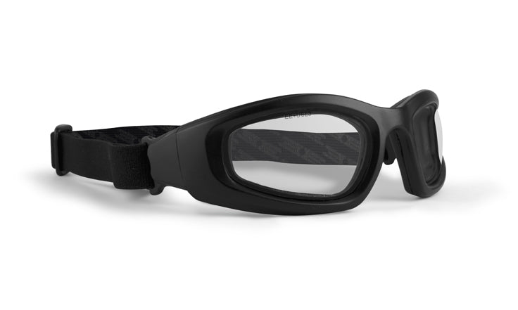 Epoch Goggle with black frame and clear lenses