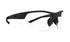 Grunt Tactical Sport Sunglasses with black frame and clear mirror lenses