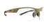 Grunt Tactical Sport Sunglasses with green frame and clear lenses