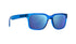 A pair of Romeo sunglasses with blue mirrored lenses that feature a sleek design.