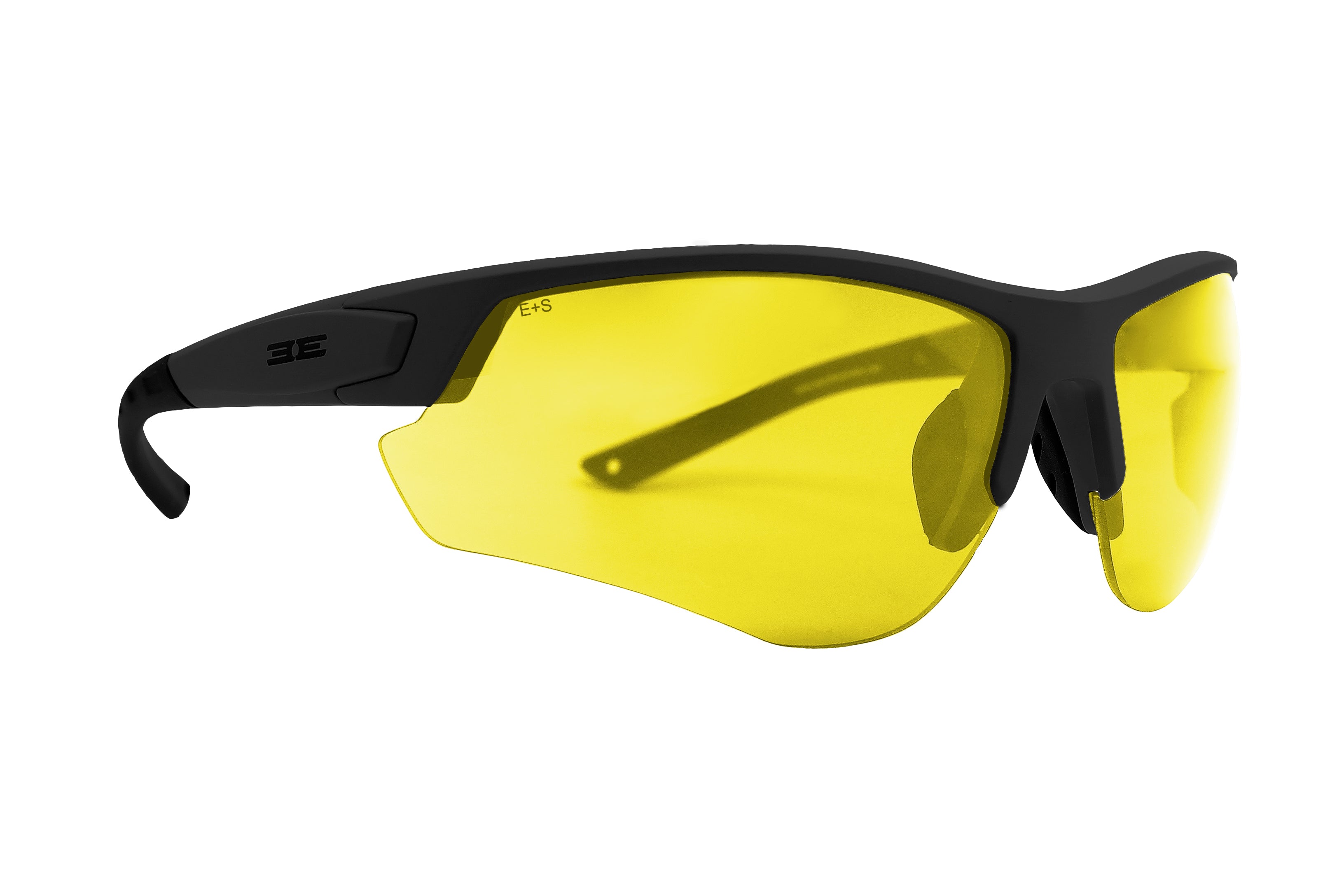 Grunt Tactical Sport Sunglasses with black frame and yellow lenses by Epoch Eyewear